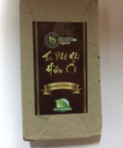 Trà Phổ Nhĩ hữu cơ bánh 250g (trà chín) - Cao Bo Organic Tea