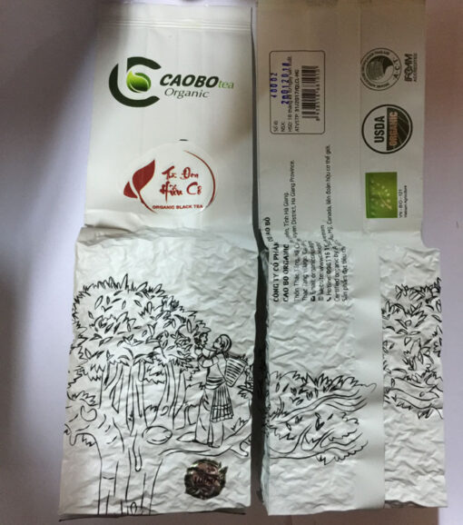 Trà đen hữu cơ hút chân không - Cao Bo Organic Tea