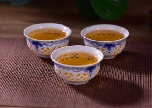 Trà Phổ Nhĩ hữu cơ bánh 350g (trà sống) - Cao Bo Organic Tea